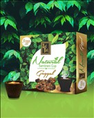 Zed Black Natural Sambrani Cups Jar