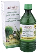 Patanjali Amla Aloevera Grass